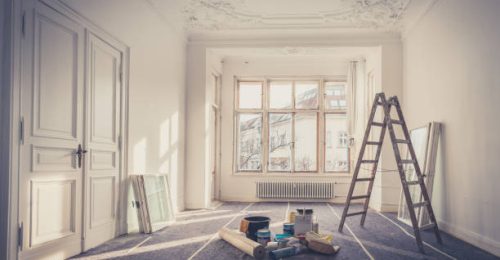 renovation - apartment during  restoration